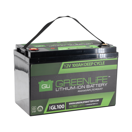 GreenLiFE GL100 - 12V 100AH Lithium Ion Battery