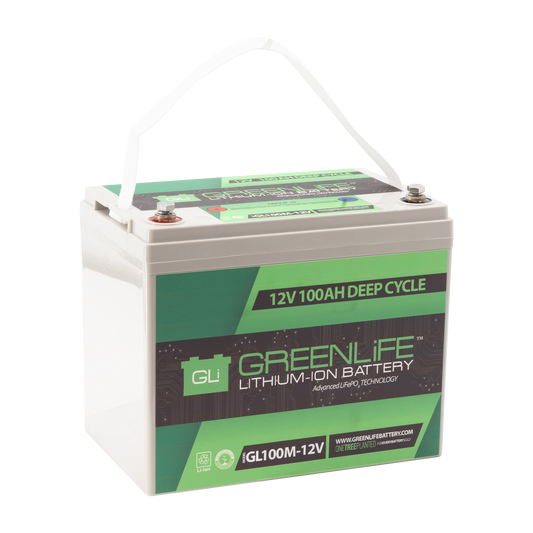 GreenLiFE GL100M – 12V 100A Lithium Ion Battery