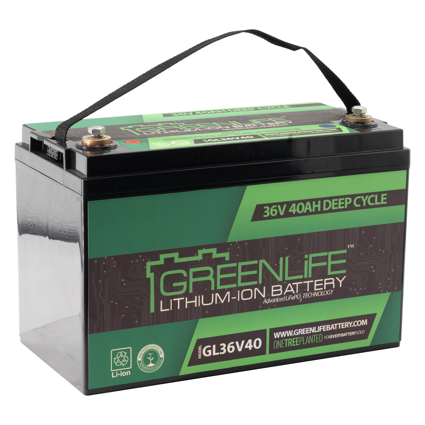 GreenLiFE GL36V40 – 36V 40AH Lithium Ion Battery