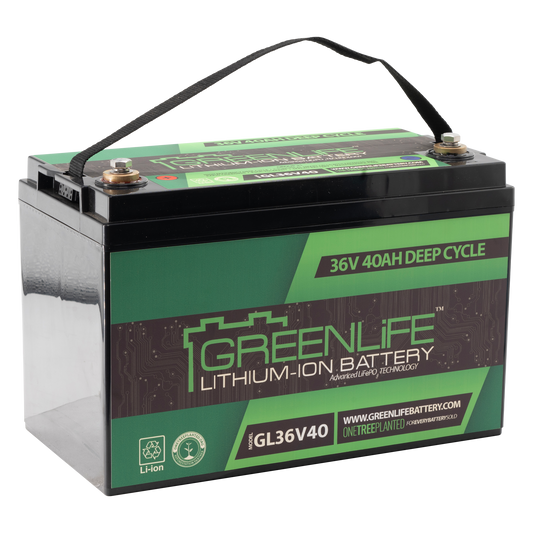 GreenLiFE GL36V40 – 36V 40AH Lithium Ion Battery