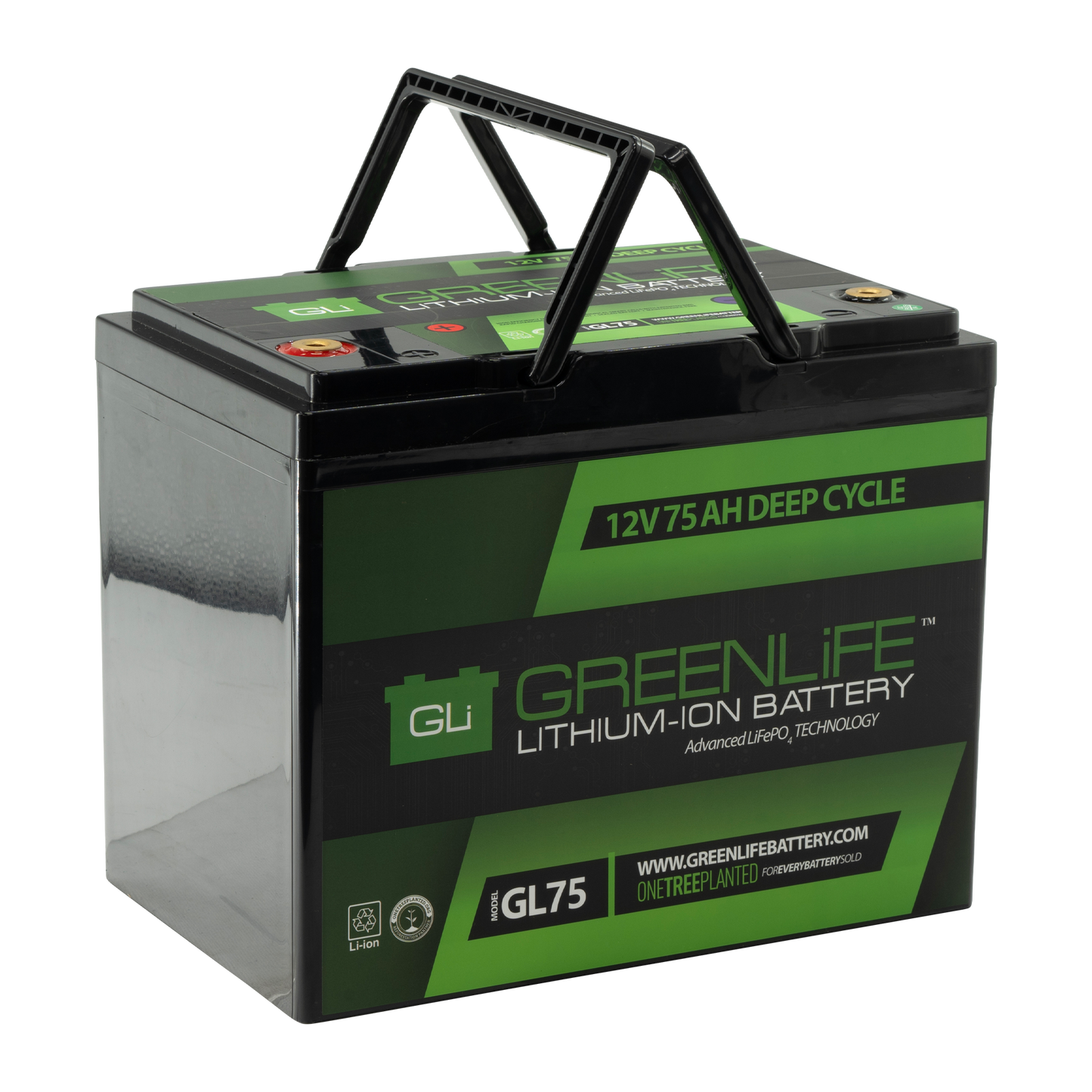GreenLiFE GL75 – 12V 75A Lithium Ion Battery