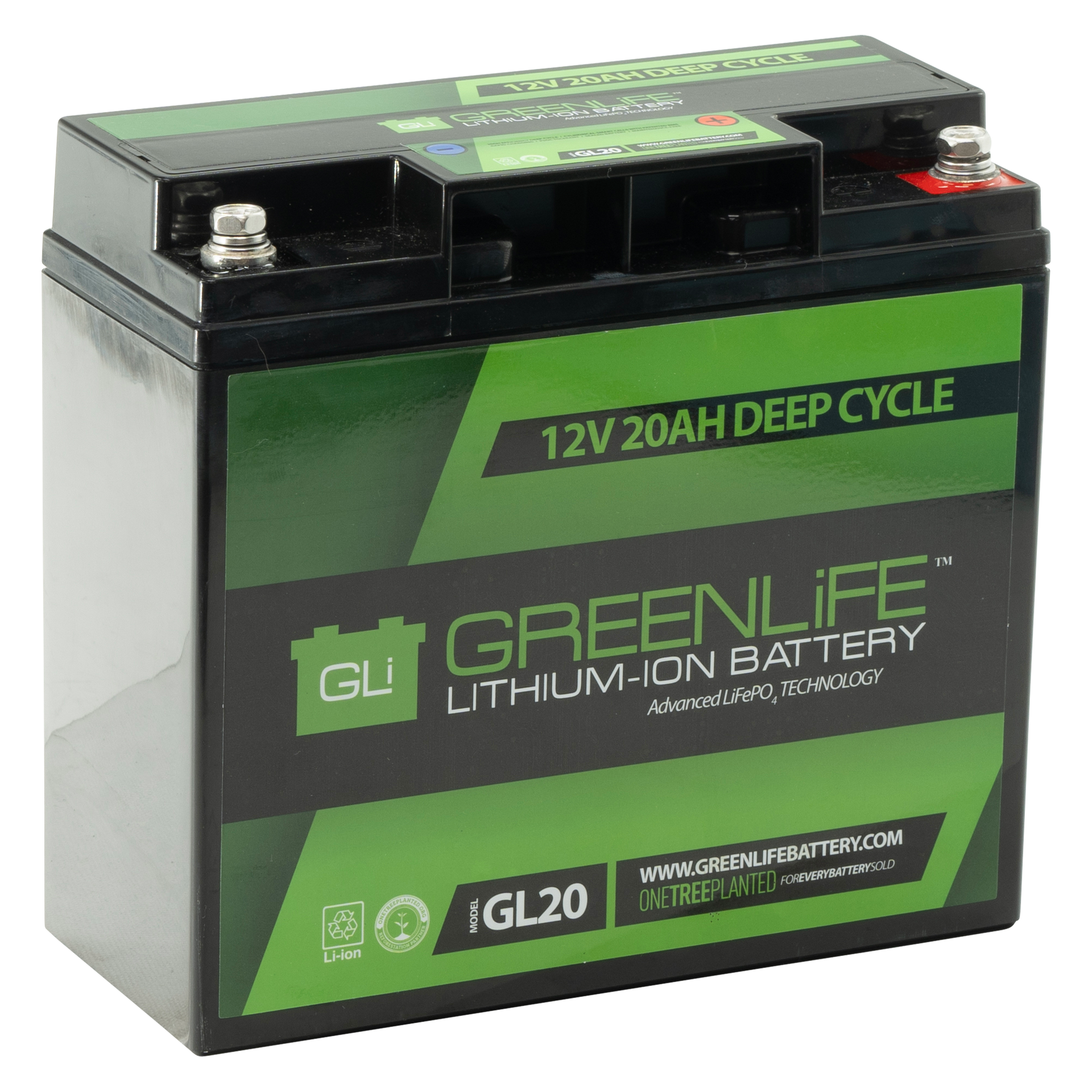 GreenLiFE GL20 – 12V 20A Lithium Ion Battery – GreenLiFE Battery